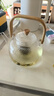 枫梭提梁玻璃提梁壶电陶炉煮茶壶家用耐高温过滤花茶壶茶具礼套装 枫梭提梁壶 1000ml 实拍图
