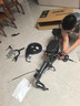 贝琦童（BEIQITONG）儿童自行车单车2-3-4-6-9-10岁男孩童车中大童女孩小孩宝宝脚踏车 尊享黑【一体轮】暴君轮靠背后座 12寸适合身高（80-95)CM 实拍图