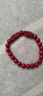 爆款正品仿朱砂男女素手链招财含量砂矿男女星光辰砂手串 貔貅朱砂手串 8mm 实拍图