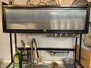 帅仕（shuaishi）厨房水槽置物架沥水架洗碗碟架水池洗碗池收纳架 加高款85长 实拍图