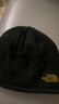 梧珑户外棉帽子男冬季保暖防寒跑步防风毛线抓绒大头围针织潮流双面帽 黑色+灰色(双面可戴) 实拍图