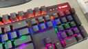 雷柏（Rapoo）V500PRO单光版 有线背光机械键盘 104键全尺寸游戏电竞笔记本电脑办公吃鸡全键无冲键盘 茶轴 实拍图