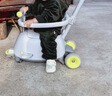 babycare双子滑板车儿童滑板车1-3-8岁多功能宝宝可坐遛娃神器礼物 星屑灰 实拍图