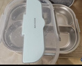 美厨（MAXCOOK）304不锈钢饭盒 加大加深5格学生饭盒餐盘1.6L 配保温袋MCFT8819 实拍图