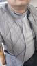 加绒加厚内胆棉衣男秋冬内穿保暖棉袄初高中学生校服神器羽绒棉服 灰色 5XL 190-205斤 实拍图