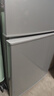 HYUNDAI（韩国现代）小冰箱迷你小型家用冷藏冷冻宿舍出租房办公室双开门二门电冰箱节能省电 68L银【店铺爆款+节能省电】 实拍图