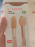 世喜婴儿牙刷0-1岁乳牙口腔舌苔清洁器早早刷2支婴幼儿软硅胶刷毛套装 实拍图