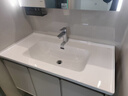 九牧（JOMOO）铝合金浴室柜陶瓷一体盆卫浴洗漱台洗手盆组合无龙头A2750 智能款 感应灯|防水防潮 80cm 实拍图