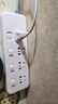 公牛（BULL）分控插座/插线板/插排/排插/接线板/宿舍家用桌面拖线板  3C认证  4位分控全长1.8米 独立开关 实拍图