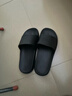 京东京造【糖果拖】拖鞋男士防滑轻便情侣防臭浴室拖凉拖鞋夜色黑40-41 实拍图