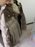 坦博尔羽绒服女短款时尚潮流可脱卸帽百搭保暖外套550388T 桉树绿 170  实拍图