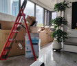 星奇堡 家用梯子工程梯折叠多功能人字梯伸缩室内加厚两用梯子 加厚七步梯-红色 实拍图