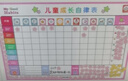 得力（deli）60*40cm成长自律表学生幼儿园奖励贴纸积分好习惯养成记录课程表学习每日打卡生日礼物男女孩粉 实拍图