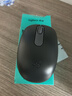 罗技（Logitech）M196 无线蓝牙鼠标 办公鼠标 笔记本商务办公家用 小巧便携 对称手型 石墨灰 实拍图