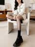 浪莎袜子女四季100%纯棉2026年新款抗菌长筒女士袜子全棉品牌高筒女袜 【纯棉抗菌】黑色+白色+灰色+棕色+卡其- 5双 均码 （35-39码） 【松紧适中、久穿不勒】 实拍图