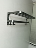 潜水艇（Submarine）枪灰色太空铝毛巾架免打孔卫生间置物架浴室洗澡间厕所卫浴浴巾架 【轻奢枪灰】双折叠浴巾架-60cm 实拍图