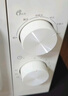 海尔（Haier）快捷微波炉家用小型 360°转盘加热 旋钮操控 易洁内胆 白色HW-M20J1W 实拍图