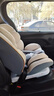 贝倍适（BAYBETSS）儿童安全座椅汽车用0-4-12岁宝宝360度旋转婴儿车载坐椅ISOFIX 米灰色【遮阳棚+上拉带+侧保护】 实拍图