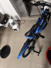 津驰远儿童自行车6-10-15岁碟刹中大童山地男女孩学生单车一体轮脚踏车 车灯款|蓝色+变速+双碟刹+辐条轮 22寸【身高140-160cm】约11-15岁 实拍图