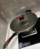 炊大皇炒锅不粘锅32cm少油烟平底炒菜锅煎锅电磁炉明火通用锅WG15068 实拍图