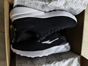 鸿星尔克跑步鞋秋季透气男鞋轻便网面通勤休闲跑鞋户外慢跑运动鞋子经典款 正黑/正白-2123【网面透气】 44 实拍图