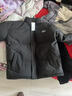 361°男女棉衣保暖加厚休闲冬季外套短棉服652434739F 超级黑 M 实拍图