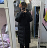 准者（RIGORER）长款羽绒服男2026春季新款连帽保暖防风加厚运动户外休闲情侣外套 纯正黑 M (170) 实拍图