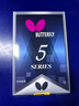 蝴蝶（BUTTERFLY）五星级乒乓球拍横拍 双面反胶皮比赛底板TBC501单拍 内附拍套 实拍图