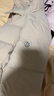 波司登（BOSIDENG）【小蛮腰】25新款羽绒服商场同款女短款90绒可脱卸帽显瘦保暖外套 【店长推荐】优乐卡其7E69-灰色系 M 165/88A 体重约110-120斤 实拍图
