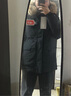 波司登（BOSIDENG）冬季极寒羽绒服中长款鹅绒于适同款男女情侣款大毛领加厚保暖外套 黑色8056 1 L 170/92A 体重约130-150斤 实拍图
