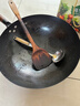 京严铁锅章丘炒锅正宗老式无涂层精铁不粘炒菜锅家用圆底煎锅燃气专用 【宗师级｜古法技艺】适合5-7人  直径 34cm 【三次开锅发货｜不粘不锈｜好养锅】 实拍图