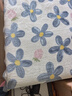 红豆家纺牛奶绒床单单件1.5米x2米冬季家用床罩绒毛毯法兰绒宿舍被单床盖 蓝色花朵【加绒加厚 保暖蓄热】 150*200cm【单床单】 实拍图