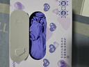乌斯京（WOLSGIN）一次性手套 丁腈手套 50只中码 加厚防护餐饮食品级紫色橡胶手套 实拍图
