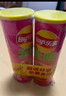 乐事（Lay's）无限薯片 鲜浓番茄味 104克*2罐 208克 休闲零食 膨化食品 实拍图