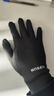 迪卡侬户外运动男女跑步健身骑行轻薄舒适保暖触屏手套纯黑色L-4564122 实拍图
