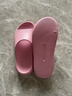 京东京造【3.5cm踩屎感】eva厚底拖鞋女士防臭凉拖鞋 樱花粉 38-39 实拍图