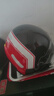 YOHE摩托车电动车头盔男女通用电动车安全帽3C认证头盔DK8 赤焰黑红 特大码（XL） 实拍图