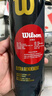 Wilson威尔胜美网比赛训练网球塑罐3粒WRT106200（球面数字随机） 实拍图