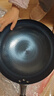 阎铁匠章丘炒锅铁锅家用炒菜锅锻打老式物理不粘锅无涂层木把锤印已开锅 锤印木把款32CM 32cm 实拍图