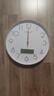 康巴丝（Compas）电波钟自动对时静音挂钟教室客厅考场钟表挂墙 C6219AY轻奢金35cm 实拍图