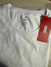 京东京造长袖t恤男5A抑菌新疆棉圆领衣服男装打底衫 白色 M 实拍图