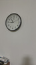 康巴丝（Compas）挂钟客厅 简约静音客厅石英钟表挂墙时钟 c2866 黑色 30.5cm直径 实拍图