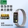 臣颂（CHENSONG）适用华为运动手环8/9/10NFC表带金属磁吸huawei band 八九十代米兰尼斯手表腕带 实拍图