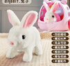 雅斯妮儿童玩具仿真动物电动宠物小兔子玩偶会动会叫3-6岁新年生日礼物 实拍图