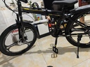 凤凰（Phoenix） 凤凰自行车可折叠山地车路虎男士成年人变速女式越野公路单车 三刀消黑/折叠双避震/全竞速轴承 26寸24速【参考：158-188cm】 实拍图
