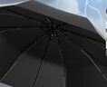 京东京造 黑武士PLUS台风伞 吹不翻的伞加固结实防吹翻双人三折23寸102cm 实拍图