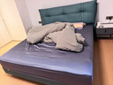 京东京造 60支长绒棉贡缎床笠 A类纯棉床罩全棉床垫保护套 1.8米床 蓝 实拍图