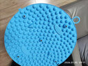 TEEIS德国指压板脚底按摩脚垫穴位疏通脚心仿鹅卵石圆形垫慢跑 烟雨蓝 【升级圆形直径55cm】 实拍图