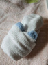 贝比婴儿袜子冬加绒加厚棉袜秋冬宝宝中筒袜秋冬儿童保暖珊瑚绒袜 实拍图
