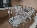 帅仕（shuaishi）不锈钢沥水杯架子置物架玻璃杯架倒挂茶杯红酒杯架客厅杯子架托盘 实拍图